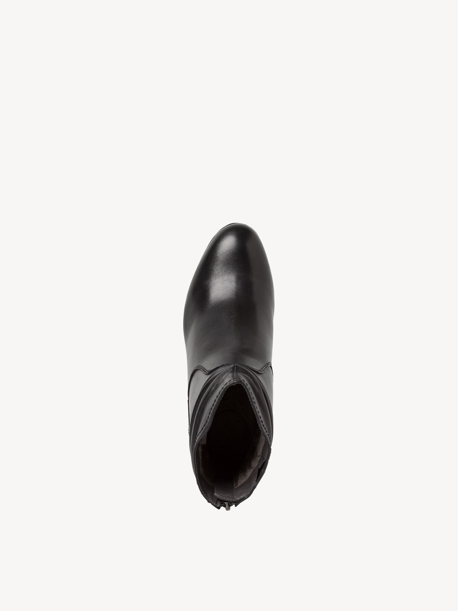 Bottine en cuir - noir