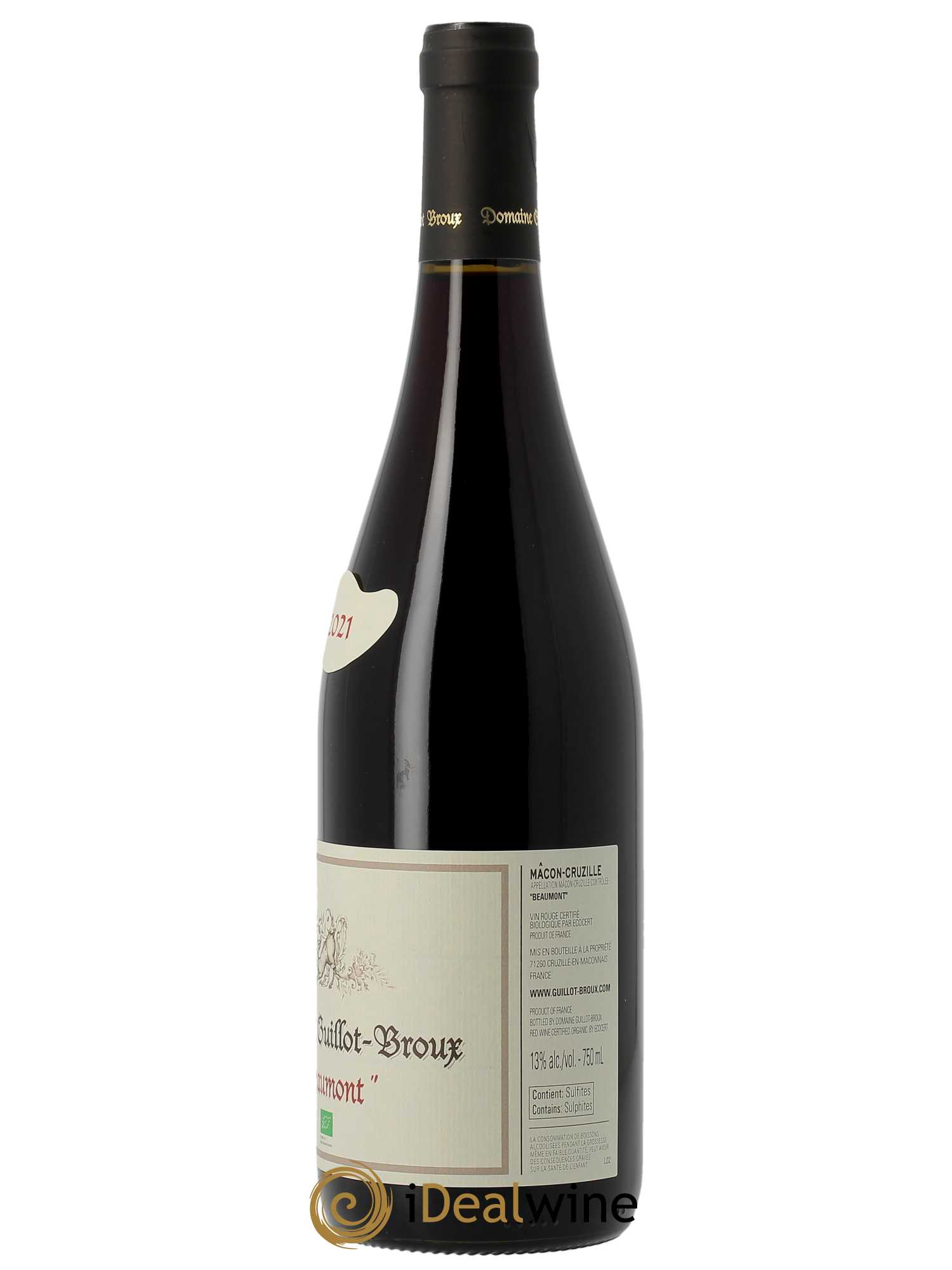 Mâcon-Cruzille Beaumont Guillot-Broux (Domaine)  2021 - Lot de 1 Bouteille