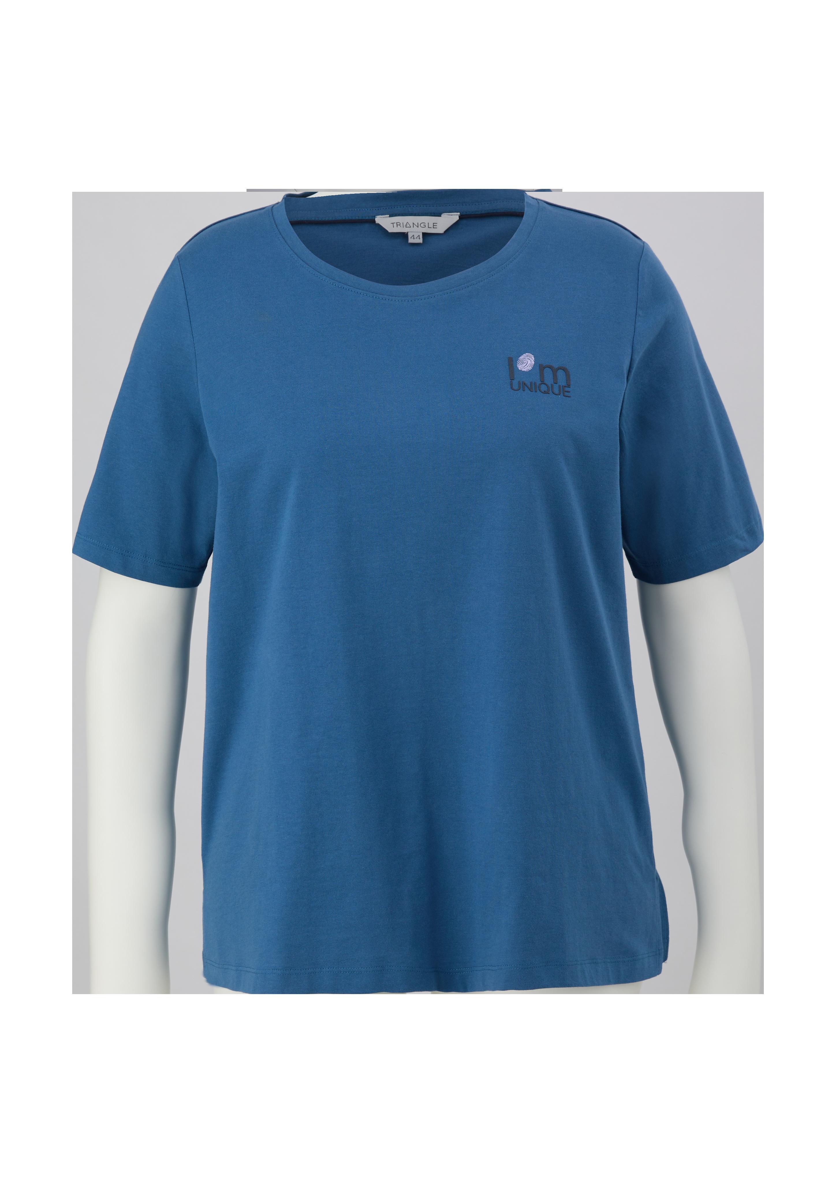 T-Shirt mit gummiertem Print  2135867-57D0