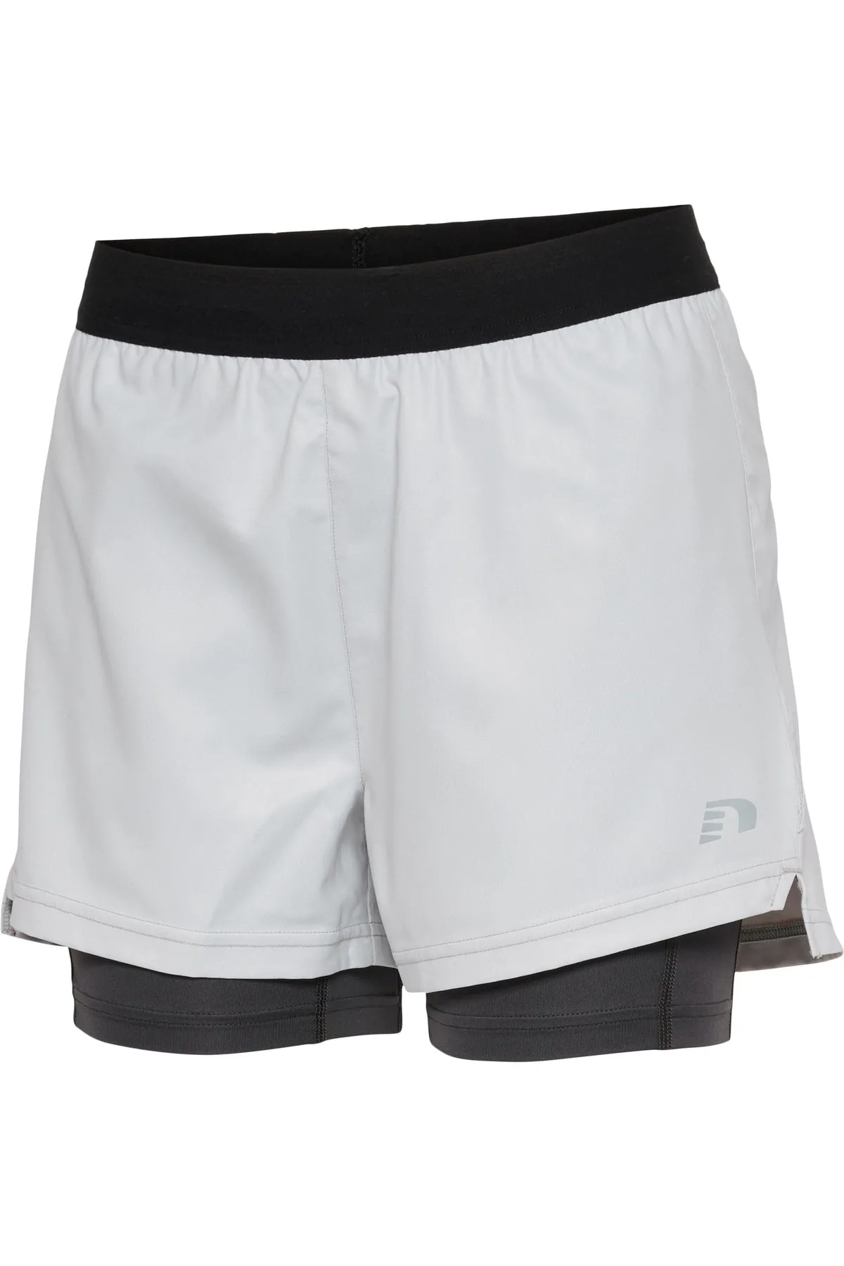 NEWLİNE  Kurze Sporthose - Grau - Mittlerer Bund