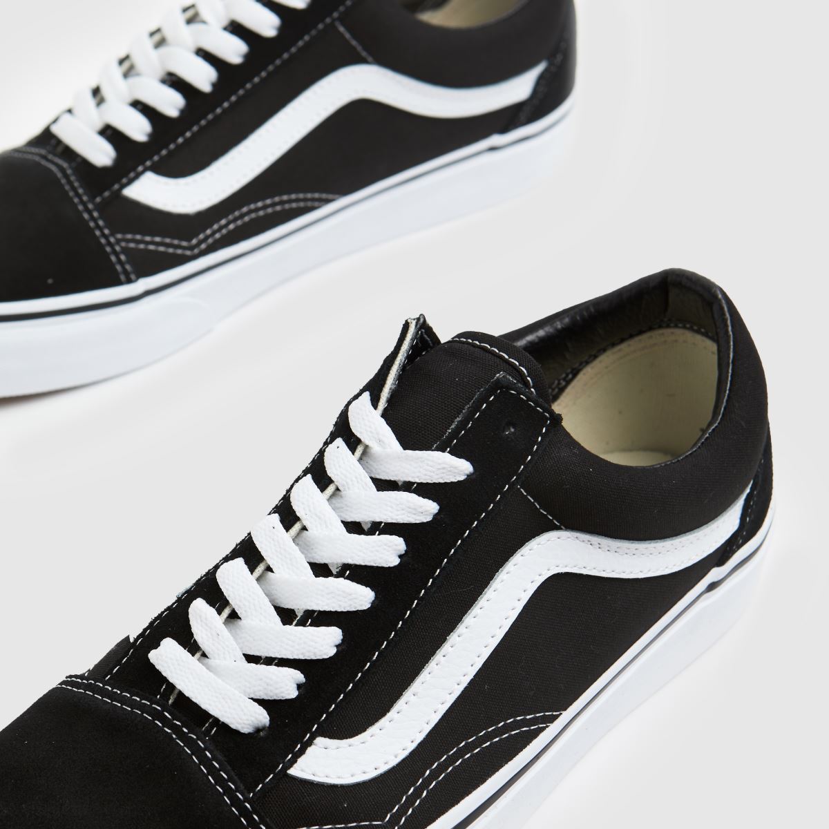 Vans régi school edzőcipők fekete-fehérben
