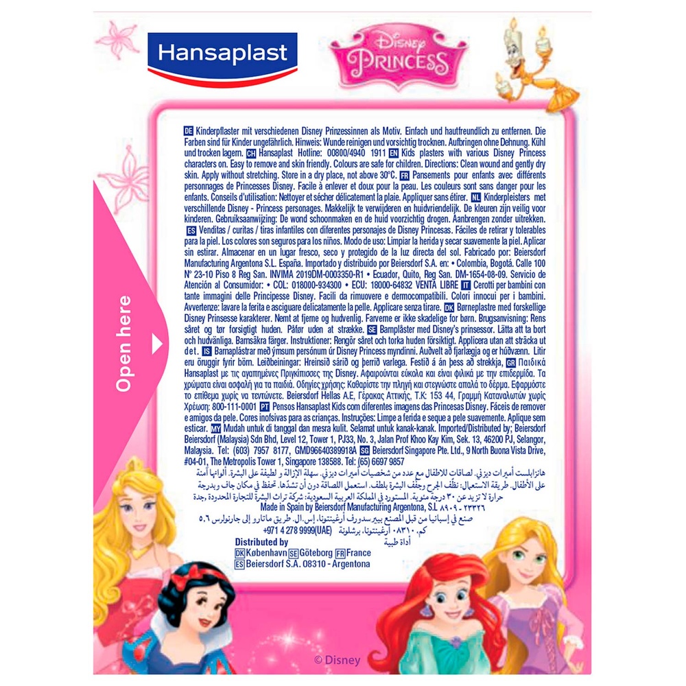 hansaplast Pansements Princesses (Disney) Bandage, pansement, sparadrap