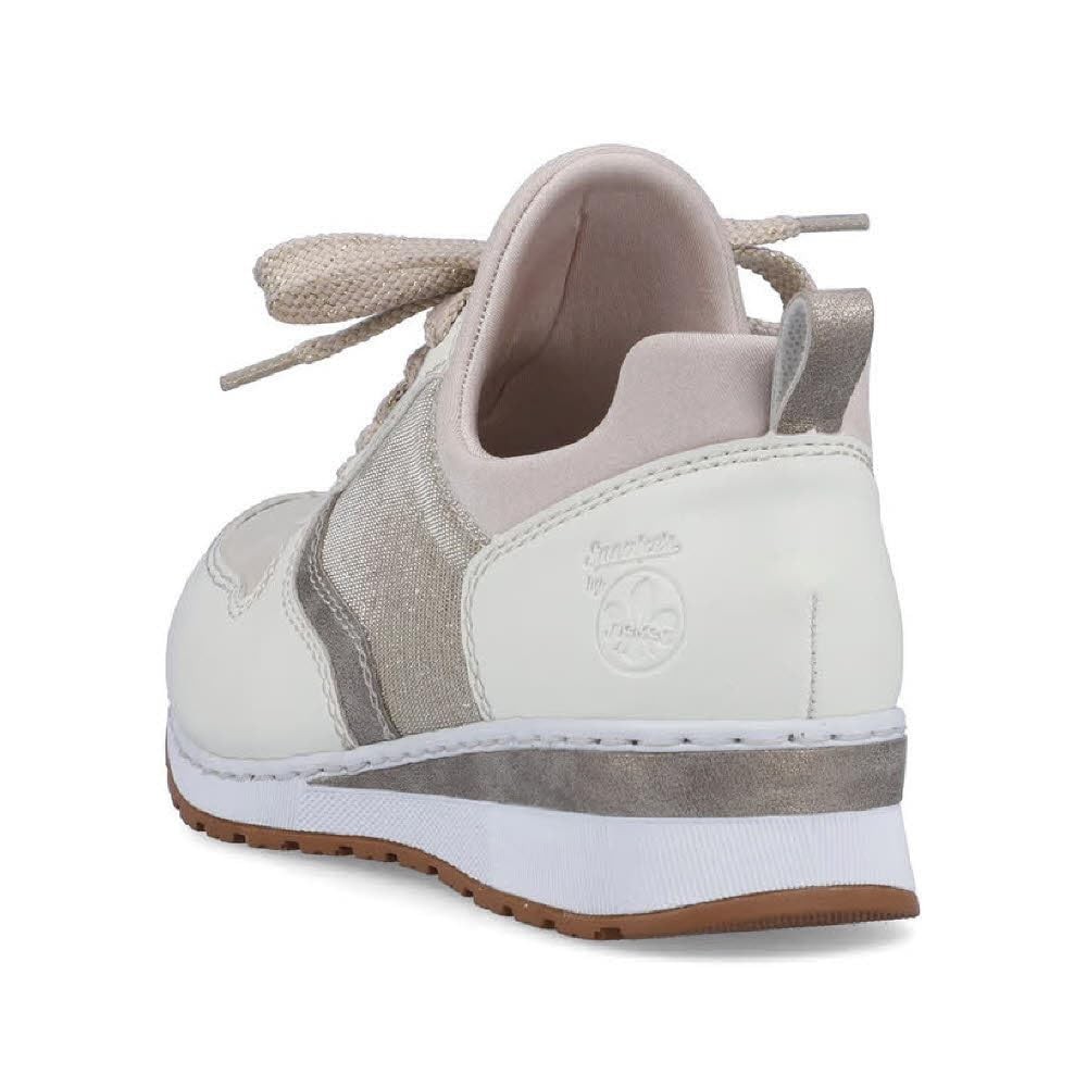 RIEKER Sportliche Slipper beige