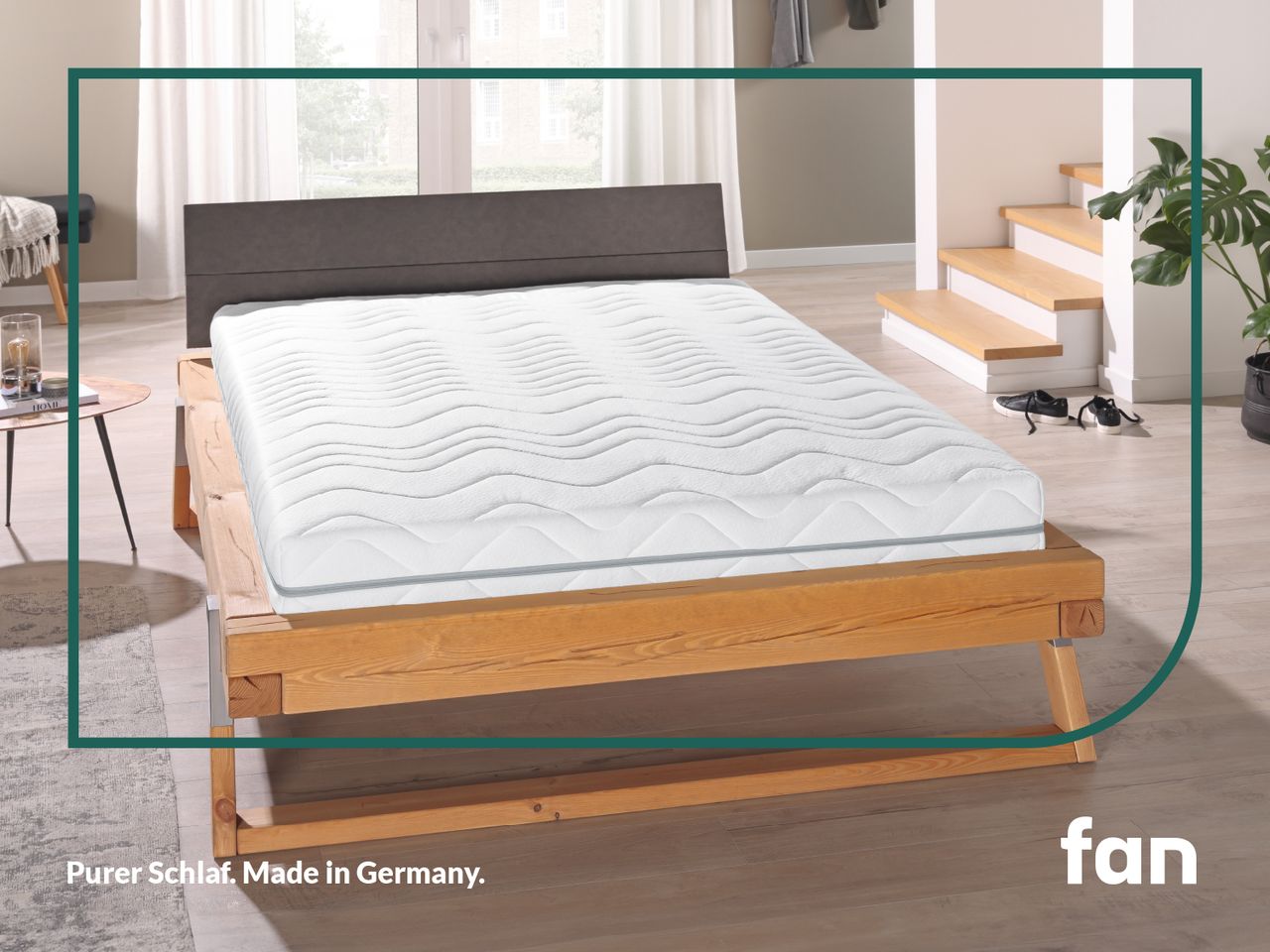 Frankenstolz f.a.n. 7-Zonen-Taschenfederkern-Matratze Aman 140x200, H2