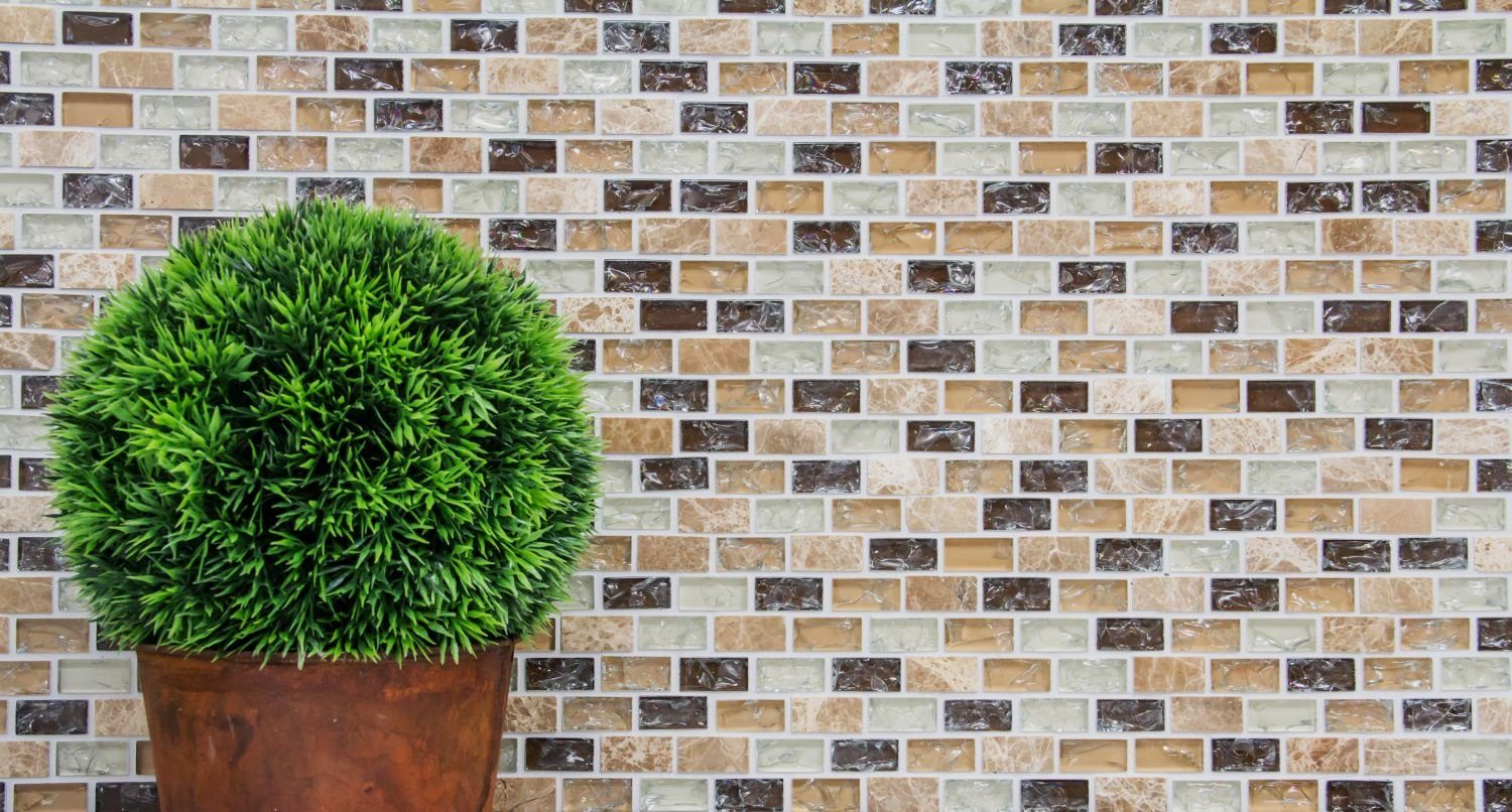 Mosani Mosaikfliesen Mosaik Stäbchen Verbund Naturstein Mosaikfliese hellbeige