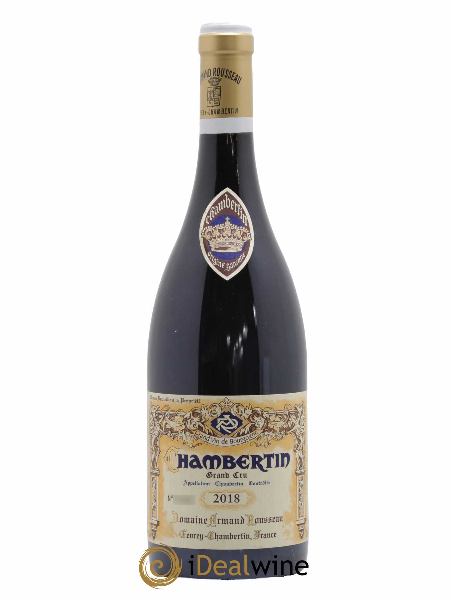 Chambertin Grand Cru Armand Rousseau (Domaine)  2018 - Lot de 1 Bouteille
