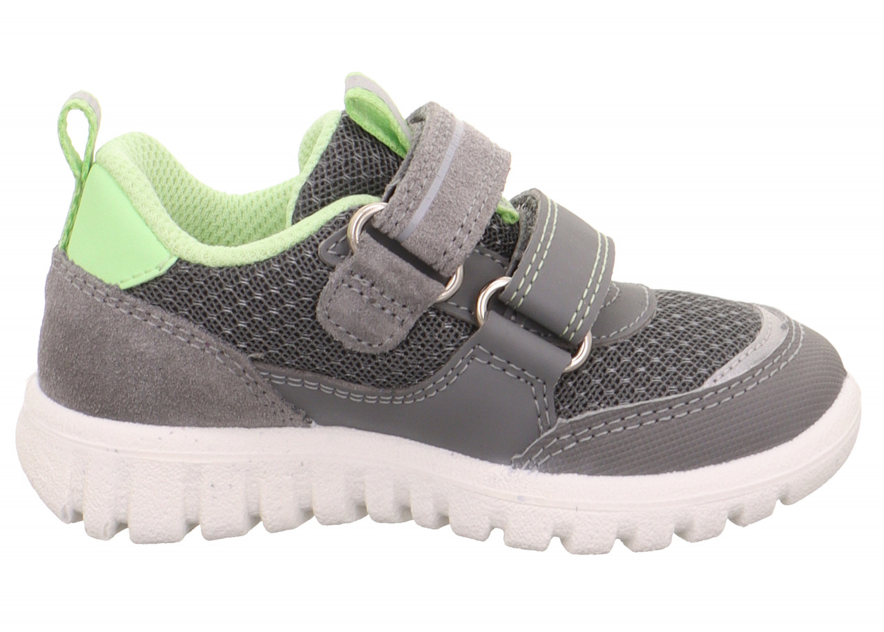 SPORT7 MINI - Hellgrau/HellgrünSneaker low mit Klettverschluss