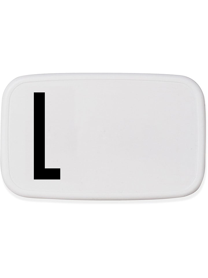 Design Letters Lunchbox in Weiß/ Schwarz - 700 ml günstig kaufen onesize