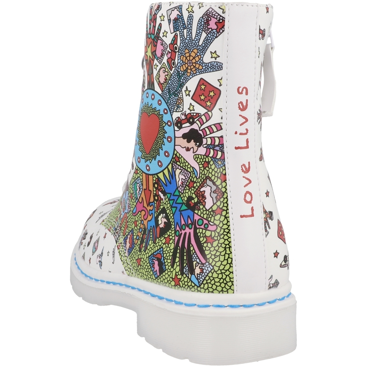 Dockers by Gerli 45TS201 X Art Limited Edition Schnürboots weiss