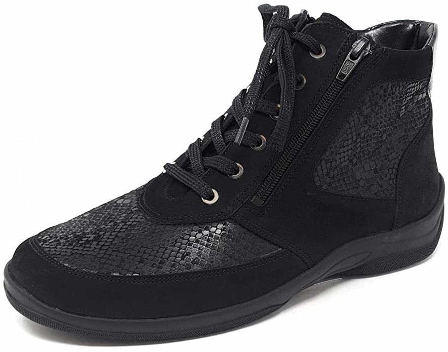 WALDLÄUFER Schnür-Stiefeletten schwarz