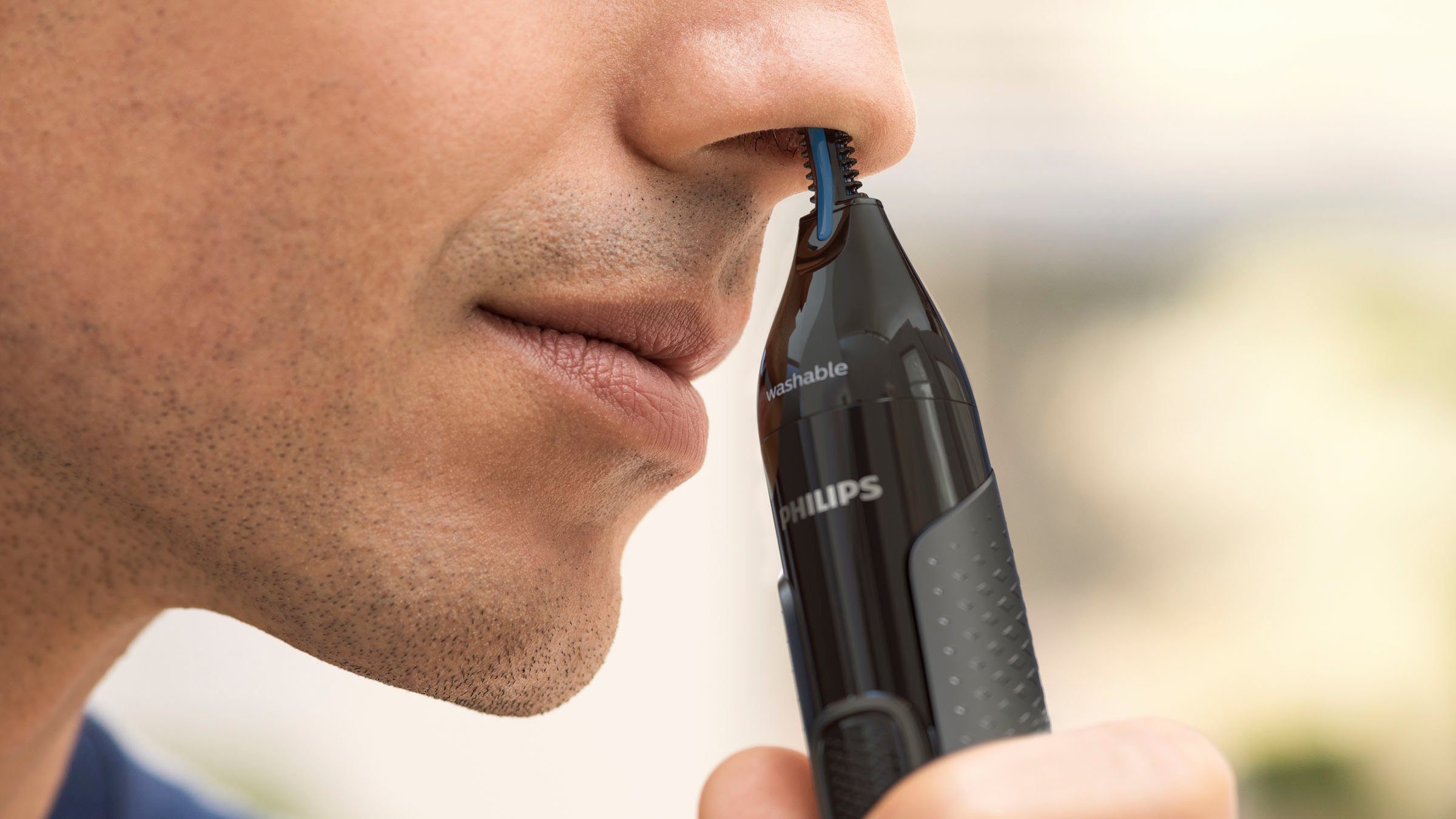 Philips Nasen- und Ohrhaartrimmer NT3650/16, ultimativer Komfort ohne Ziepen