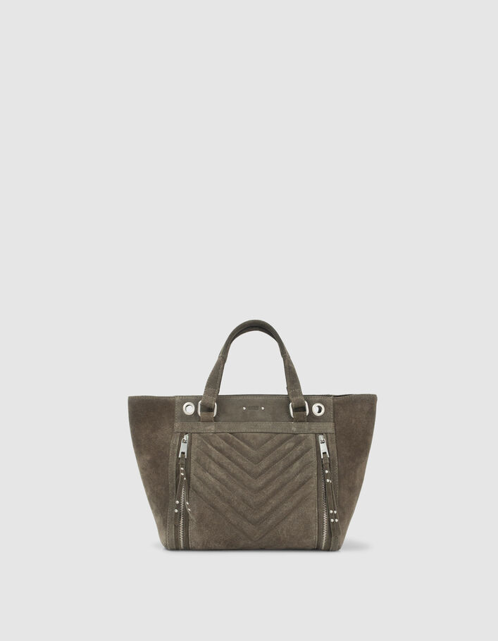 Sac cabas 1440 MEDIUM KAKI matelassé chevron femme