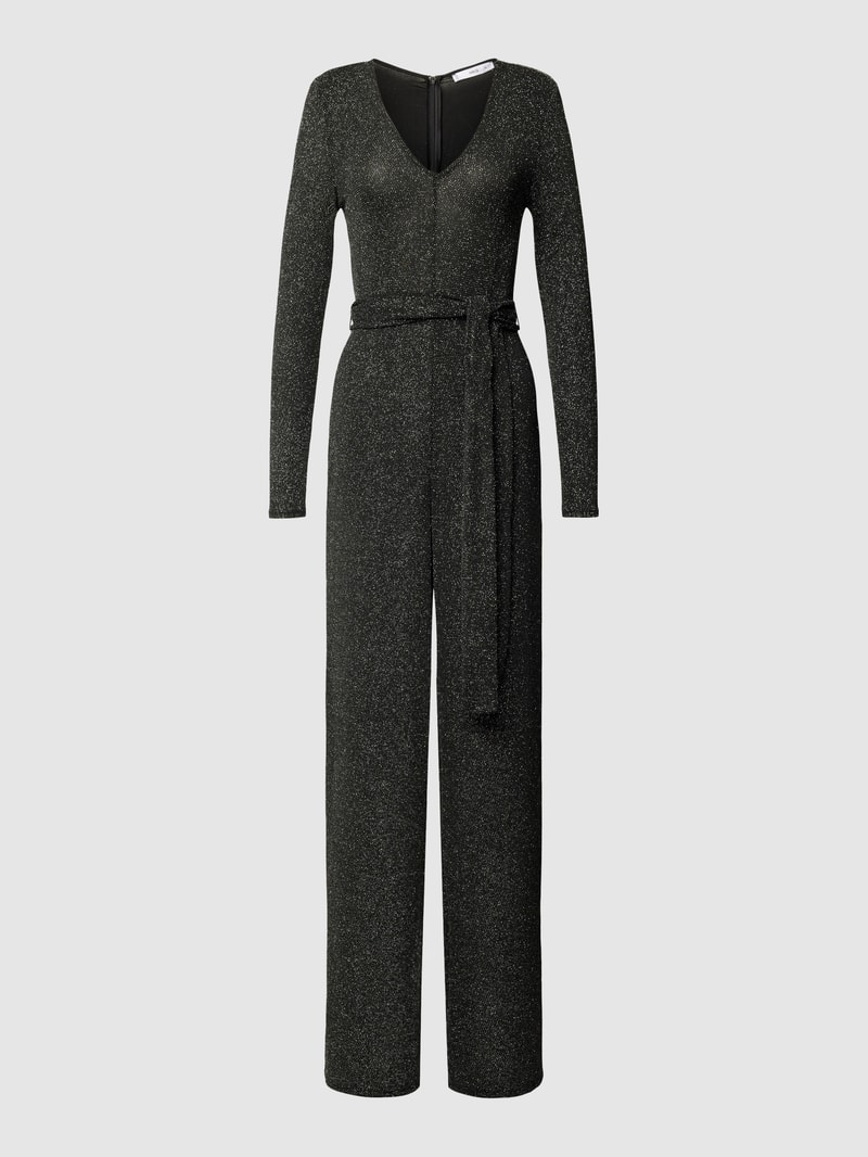 Jumpsuit mit Bindegürtel Modell 'XIKYPIC' in black