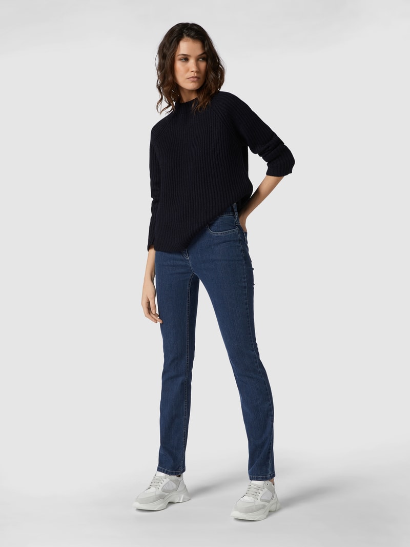 Rinsed Washed Comfort S Fit Jeans Modell CARLA in blau