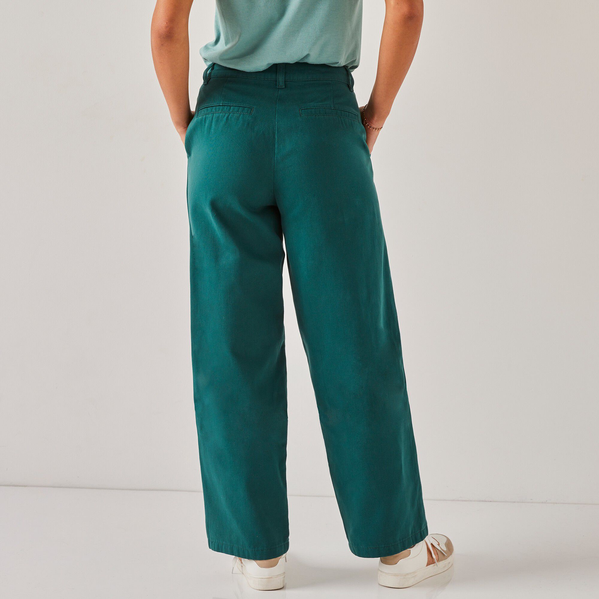 Pantalon droit large, spéciale petites