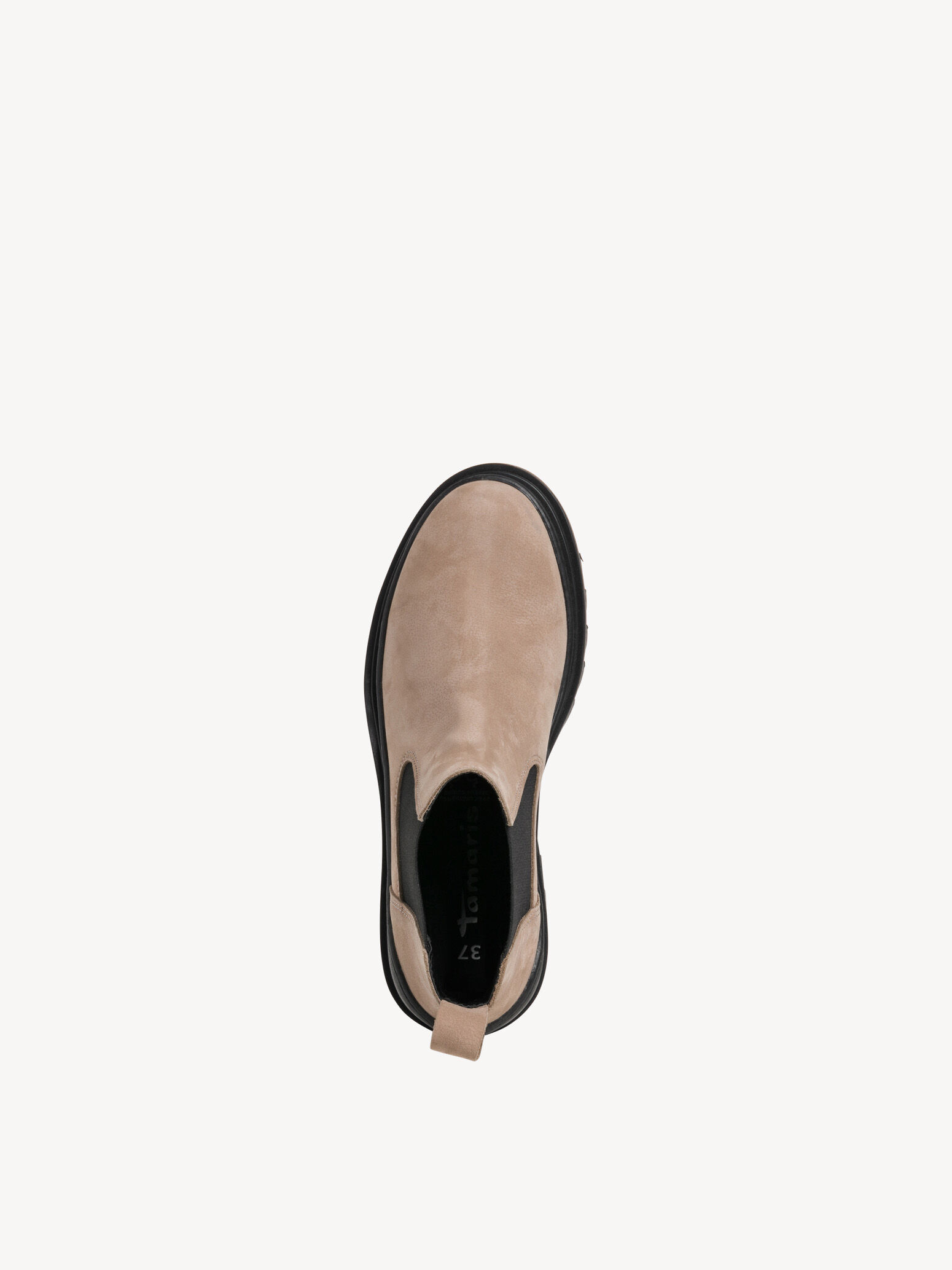 Bottine Chelsea en cuir - marron