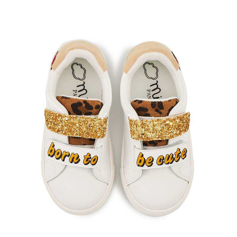Baskets en cuir Mini Edith born to be cute