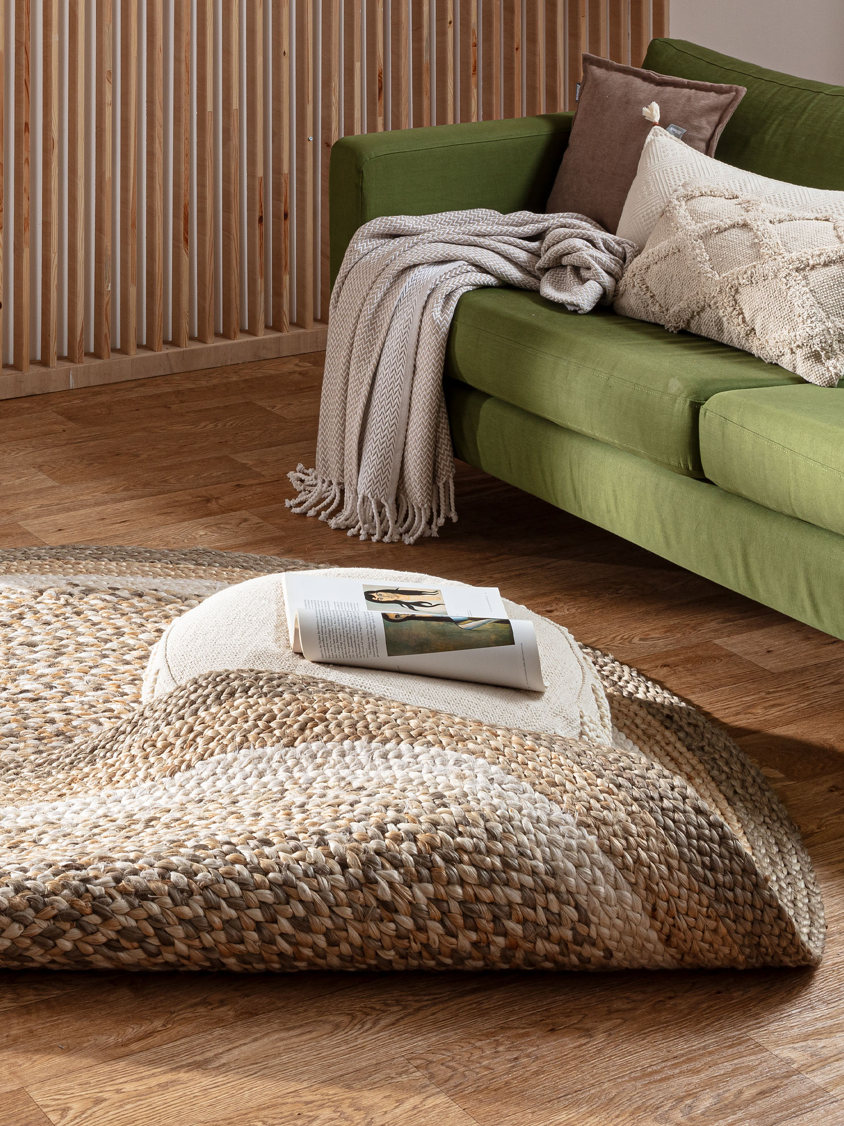 Almenara Jute-Teppich, Multicolor