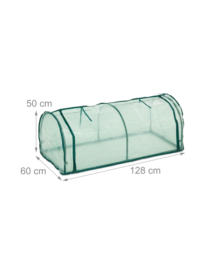 relaxdays Frühbeet in Grün - (B)128 x (H)50 x (T)60 cm günstig kaufen onesize