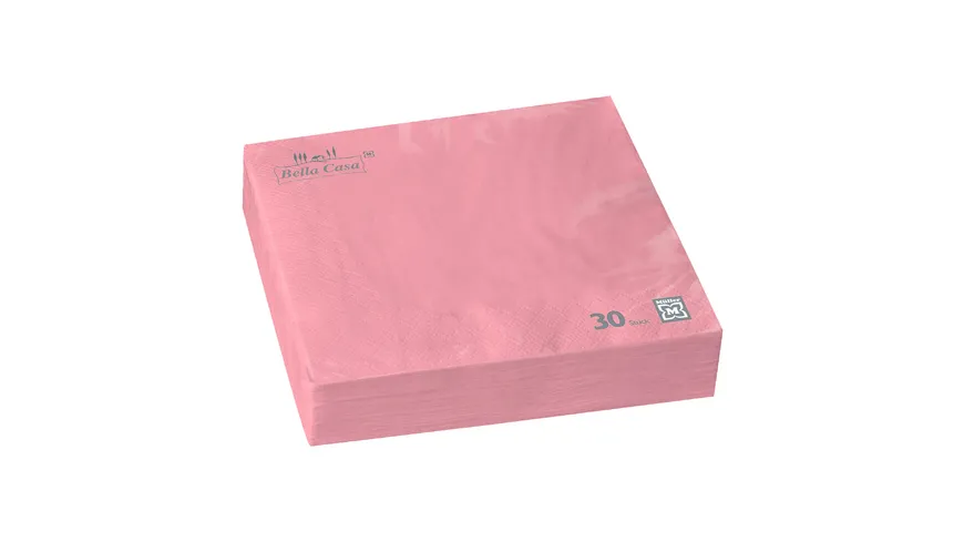 Bella Casa Servietten 33x33cm powder pink rosa