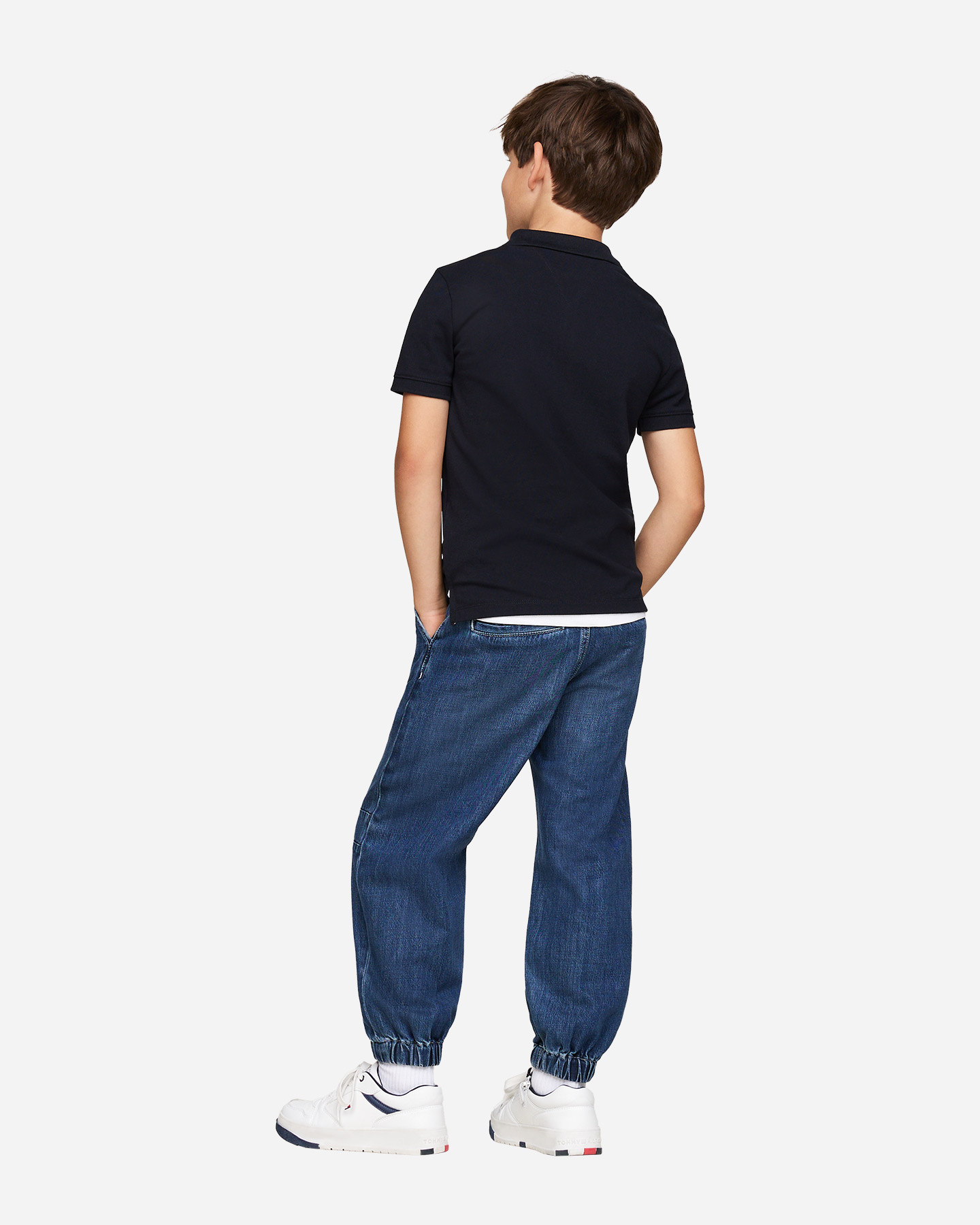 Polo Tommy Hilfiger Small Logo Jr KB0KB09272-DW5