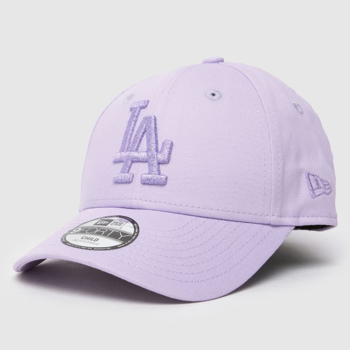 New Era lila metallic 9forty barnkeps