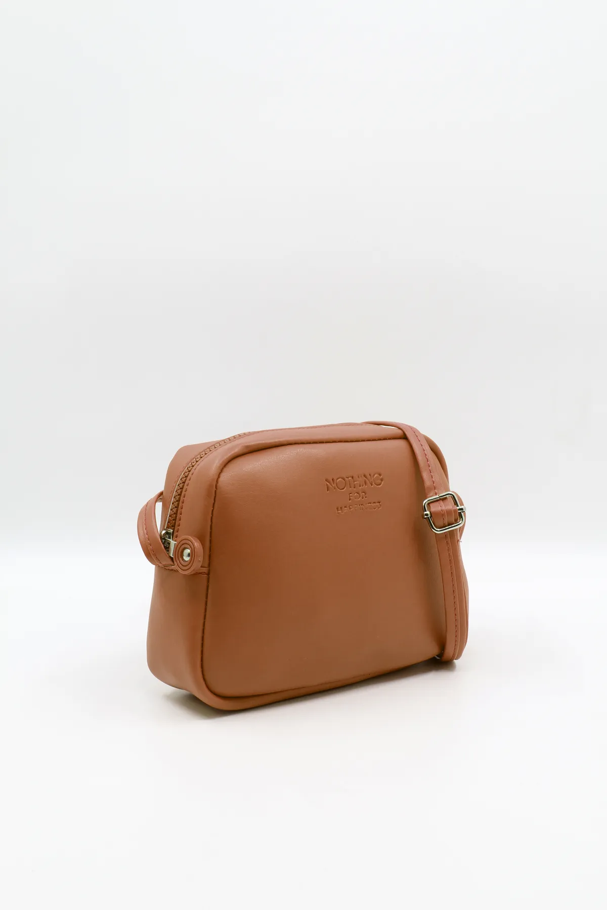 NOTHING  Damen-Handtasche und Umhängetasche Mini Urban Cross Strap mit Reißverschluss und verstellbarem Riemen
