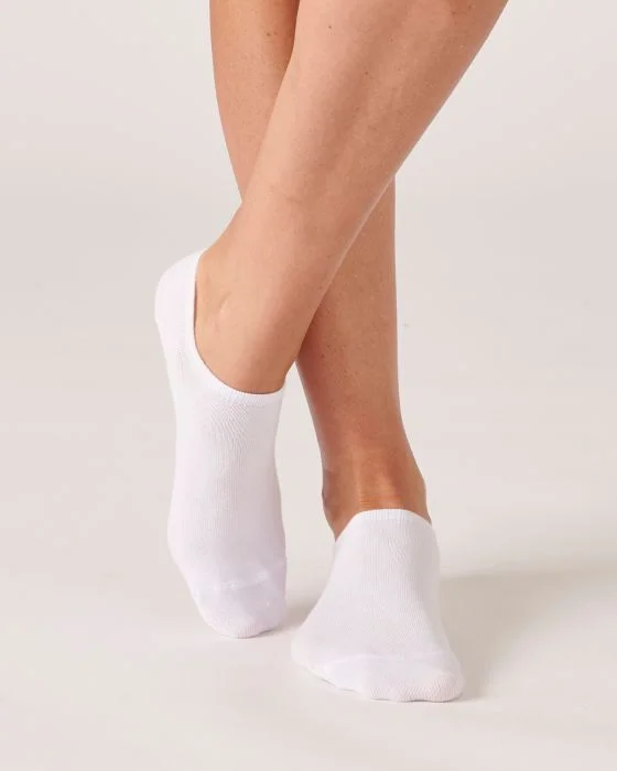 Lot de 2 paires de socquettes invisibles