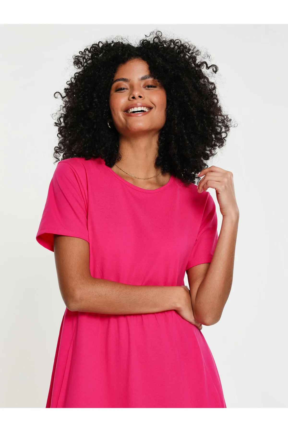 Threadbare  Kleid THB Danni Smock Midi Dress W/Pockets