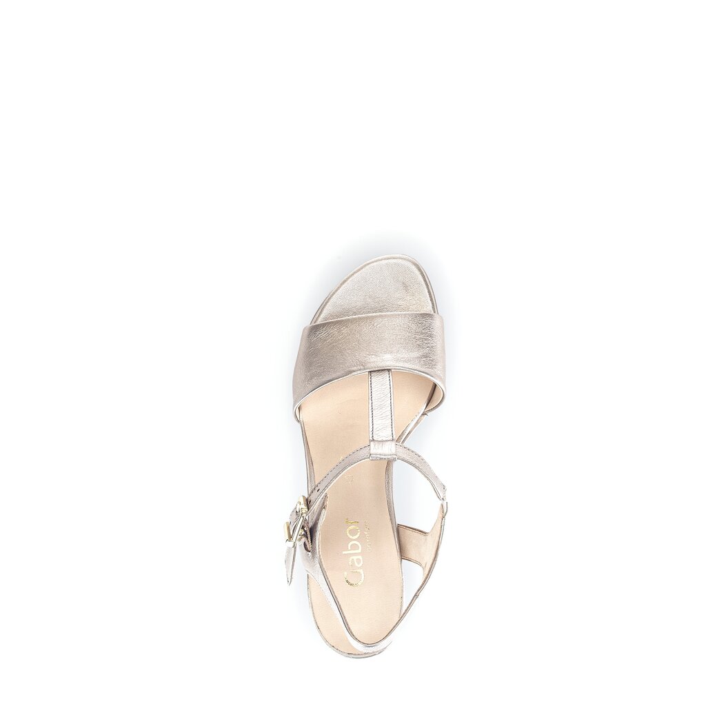 Gabor comfort Riemchensandale gold