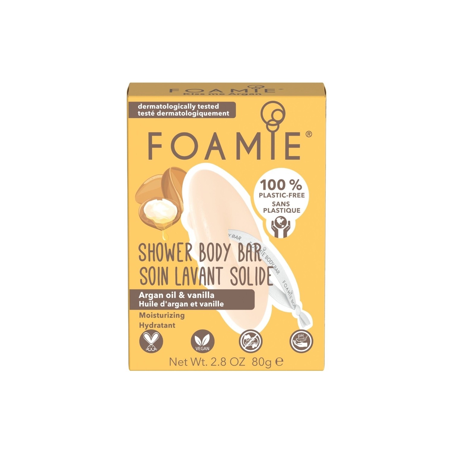 FOAMIE Trattamento detergente solido - Kiss Me Argan