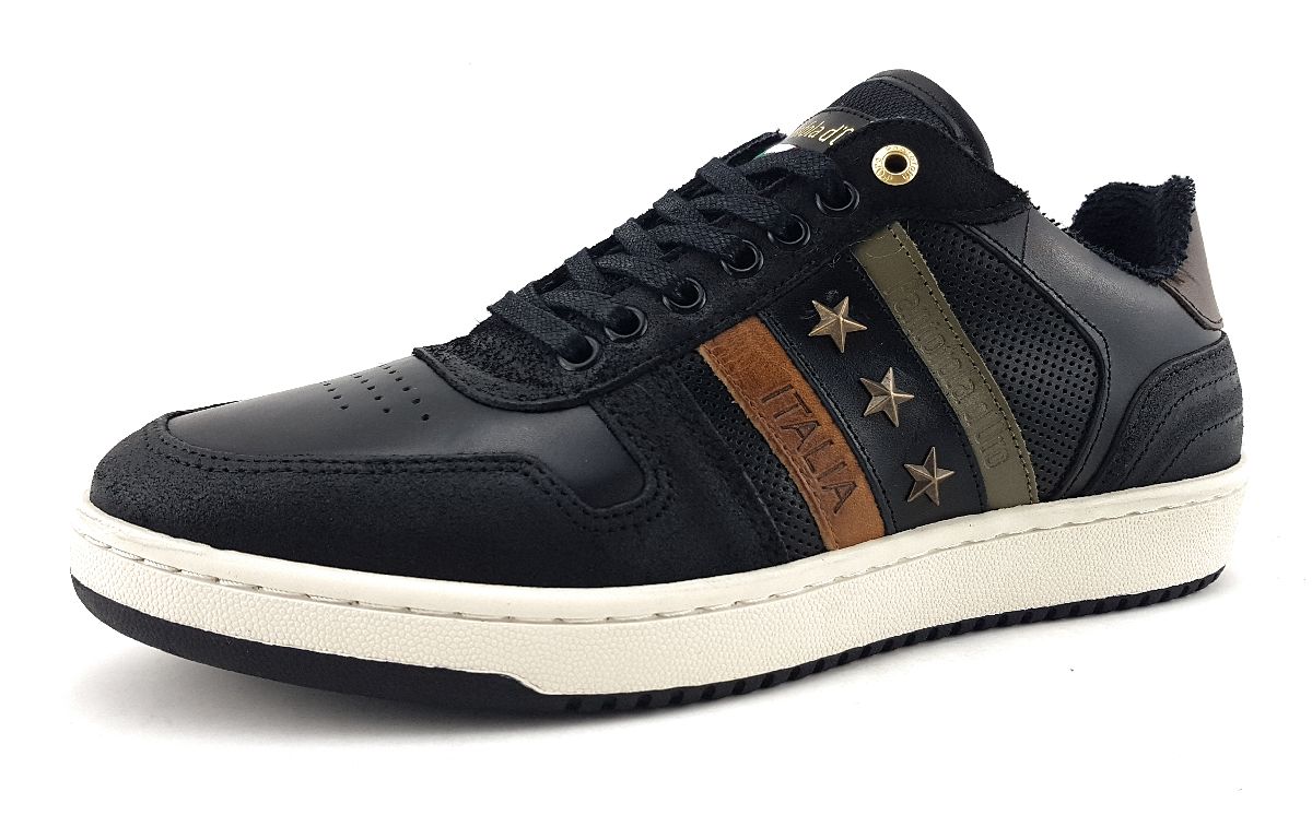 Pantofola d`oro Bolzano Uomo Low 10223033 Schwarz 25Y-Black