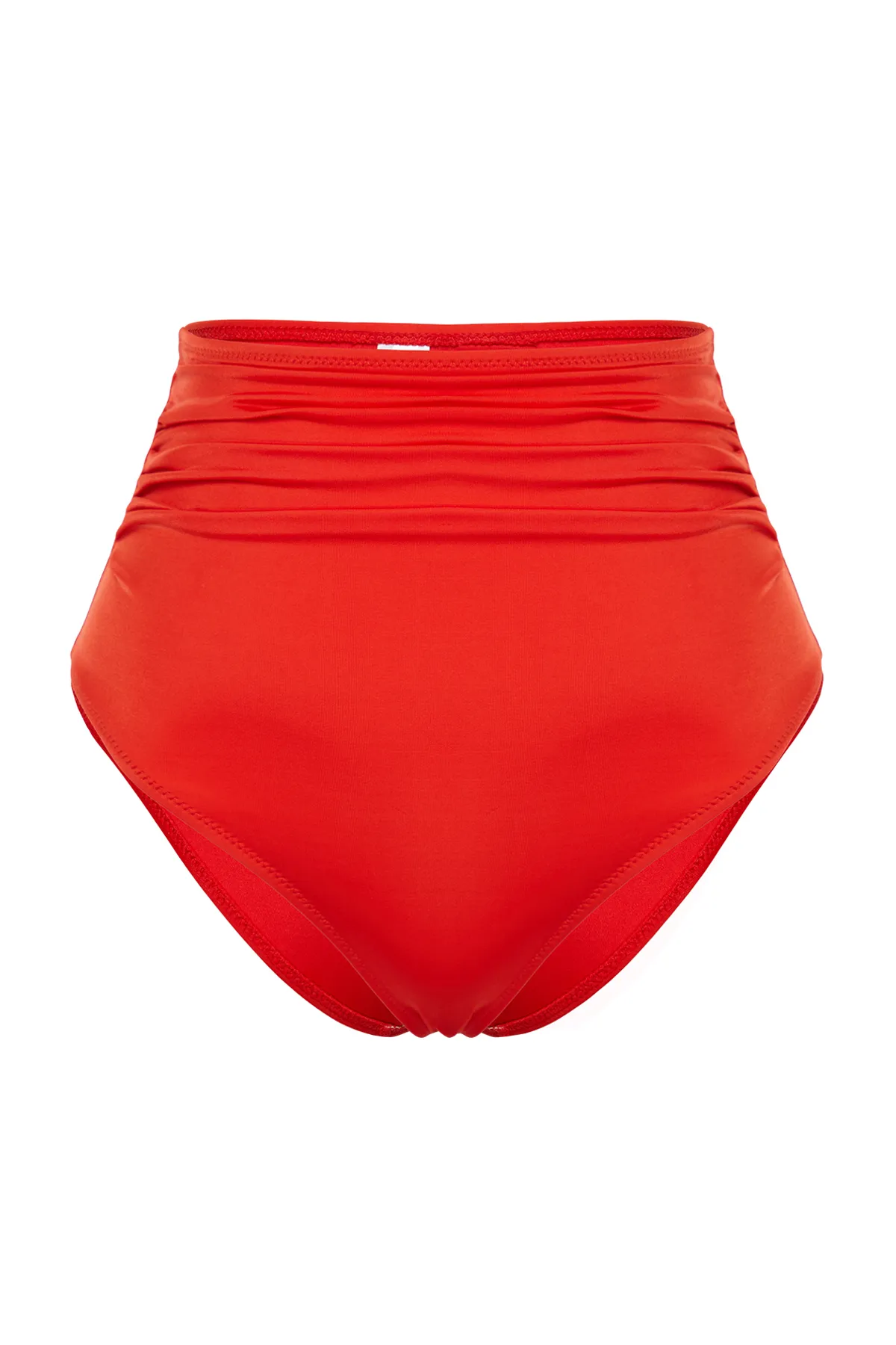 Trendyol Collection  Red Recovery Hipster-Bikinihose mit hoher Taille TBESS20BA0018