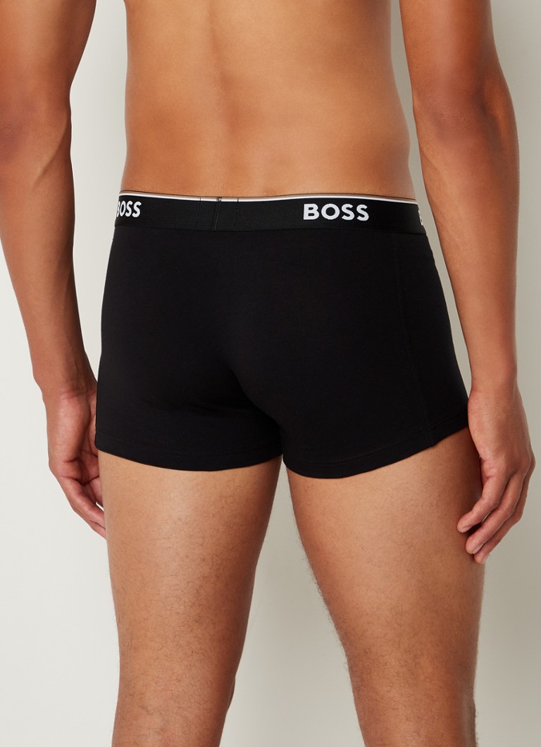Lot de 3 boxers HUGO BOSS avec ceinture logotée