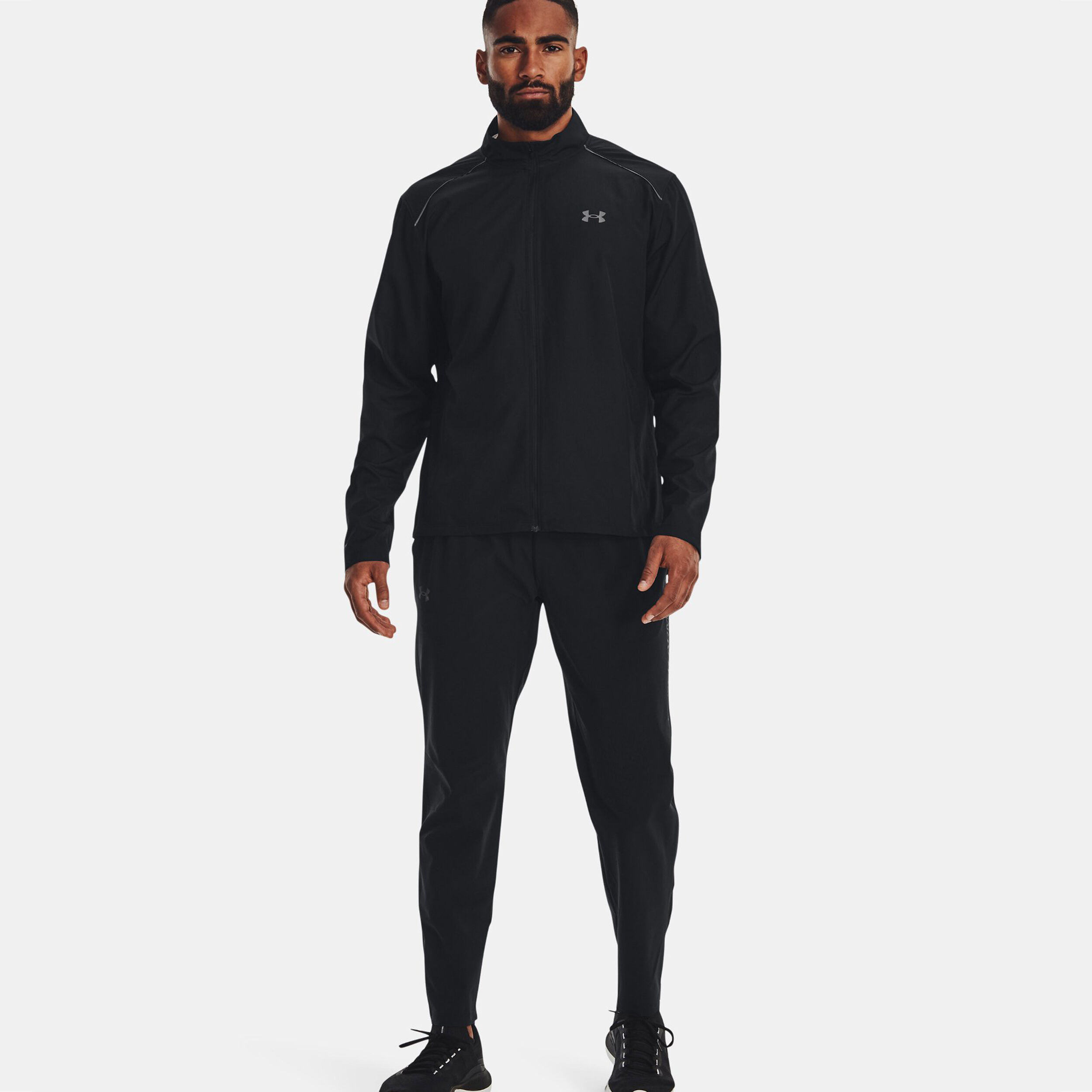 Storm Run Laufjacke Herren - Schwarz, Grau