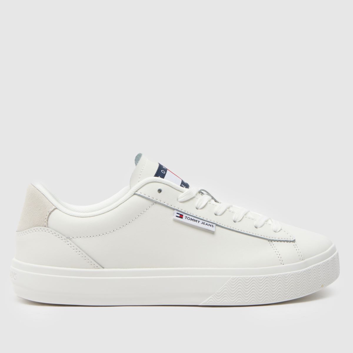 Tommy Jeans logós sportcipő fehér színben