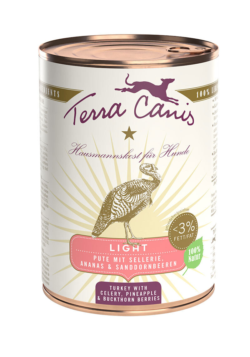 Terra Canis Hundenassfutter Terra Canis Light 6x400g Pute