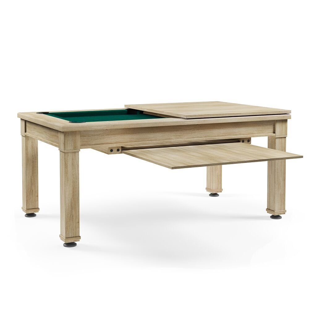 BISON Billardtisch Billard- und Esstisch Dolce Vita Eiche, Erhältlich in 5 ft (184x106 cm) und 6.5 ft (215x122 cm)