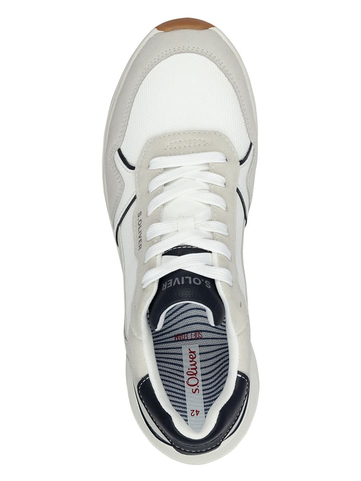 s.Oliver Sneakers in Grau/ Weiß günstig kaufen