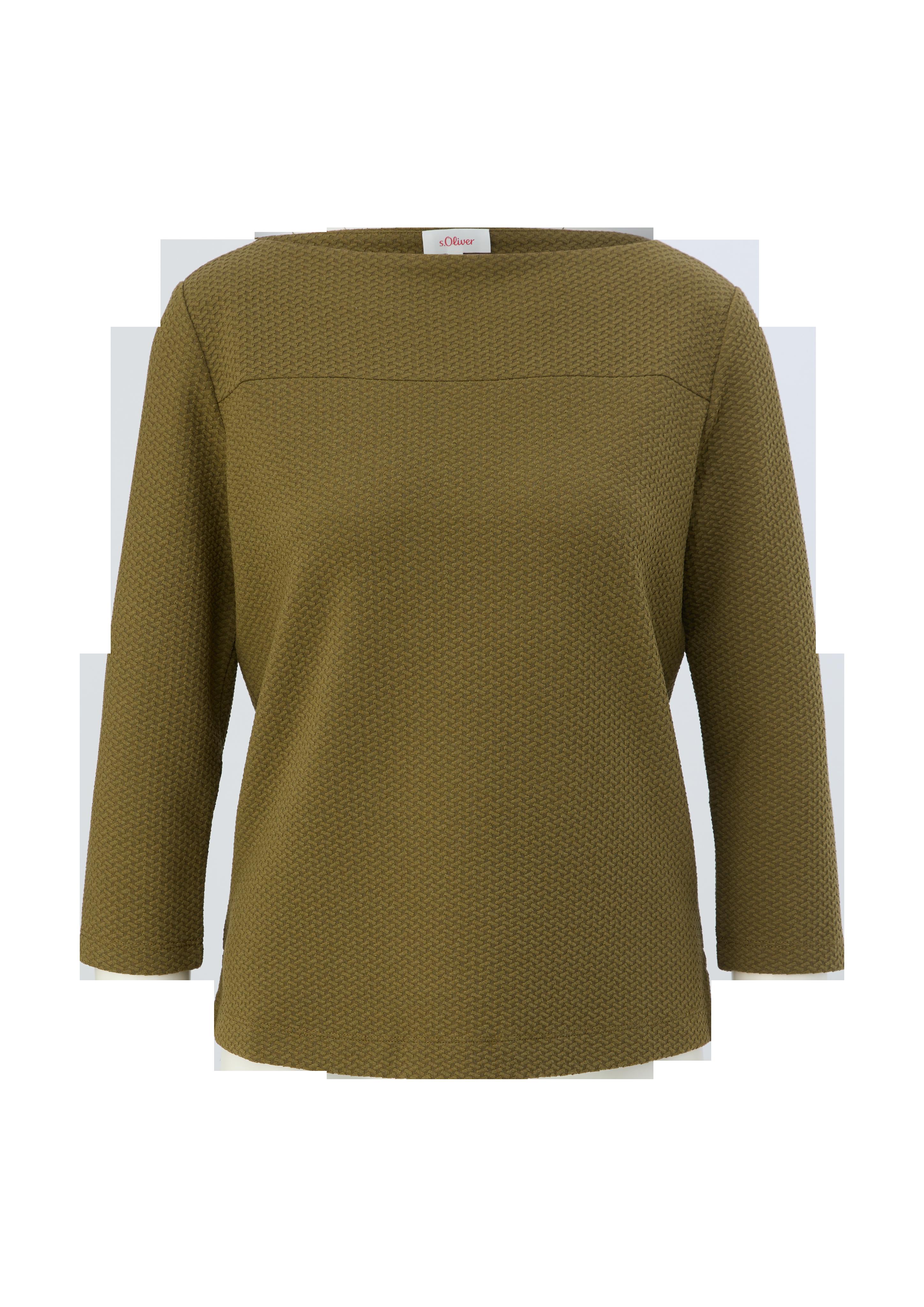 Longsleeve mit U-Boot-Ausschnitt  2129779-7723