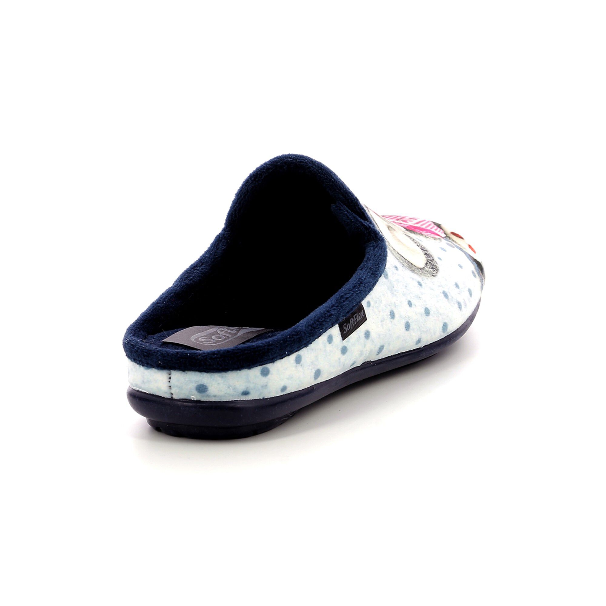 Chaussons forme mule motif souris SOFTFLEX
