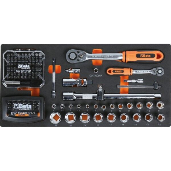 Beta 022006211 BW 2200E/N-KIST Cutie de scule 159 piese