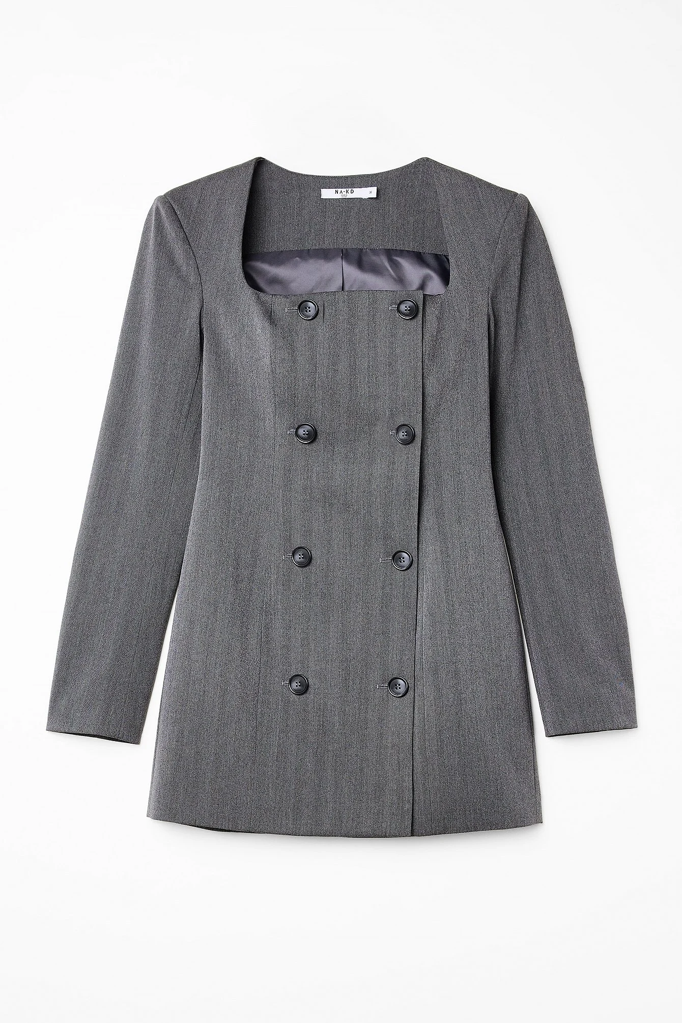 Blazerkleid mit markierten Schultern