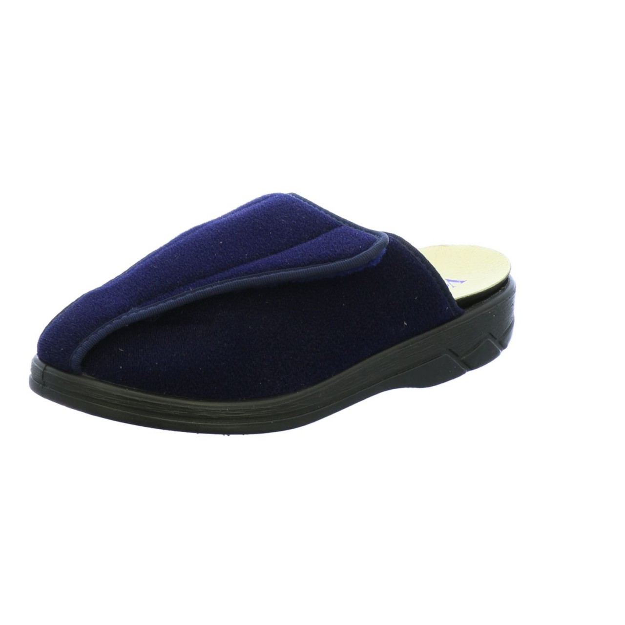 FLORETT Hausschuhe blau Bali marine PA-Velour
