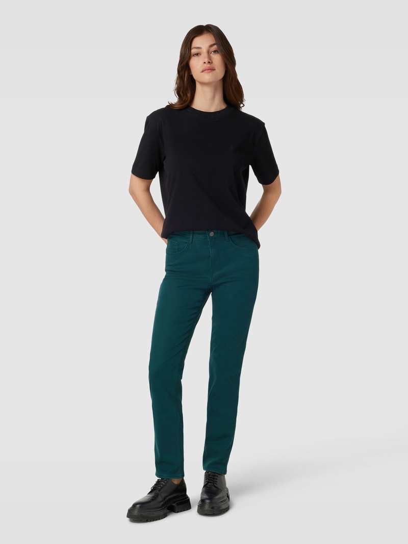 Hose im 5-Pocket-Design Modell 'Mary' in petrol
