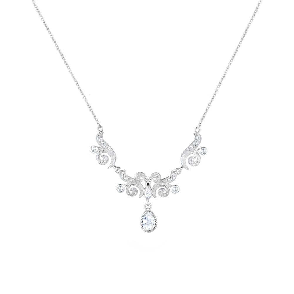 Elli PREMIUM Elli PREMIUM Collier Collier Statementkette Zirkonia 925 Silber collier