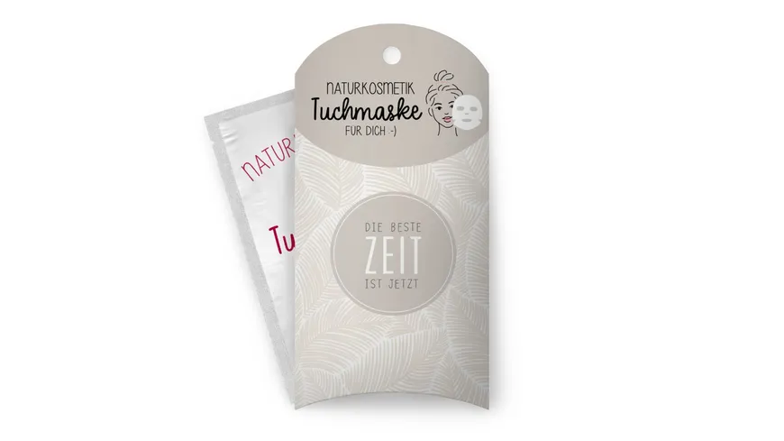 Geschenk für Dich Tuchmaske Feder
