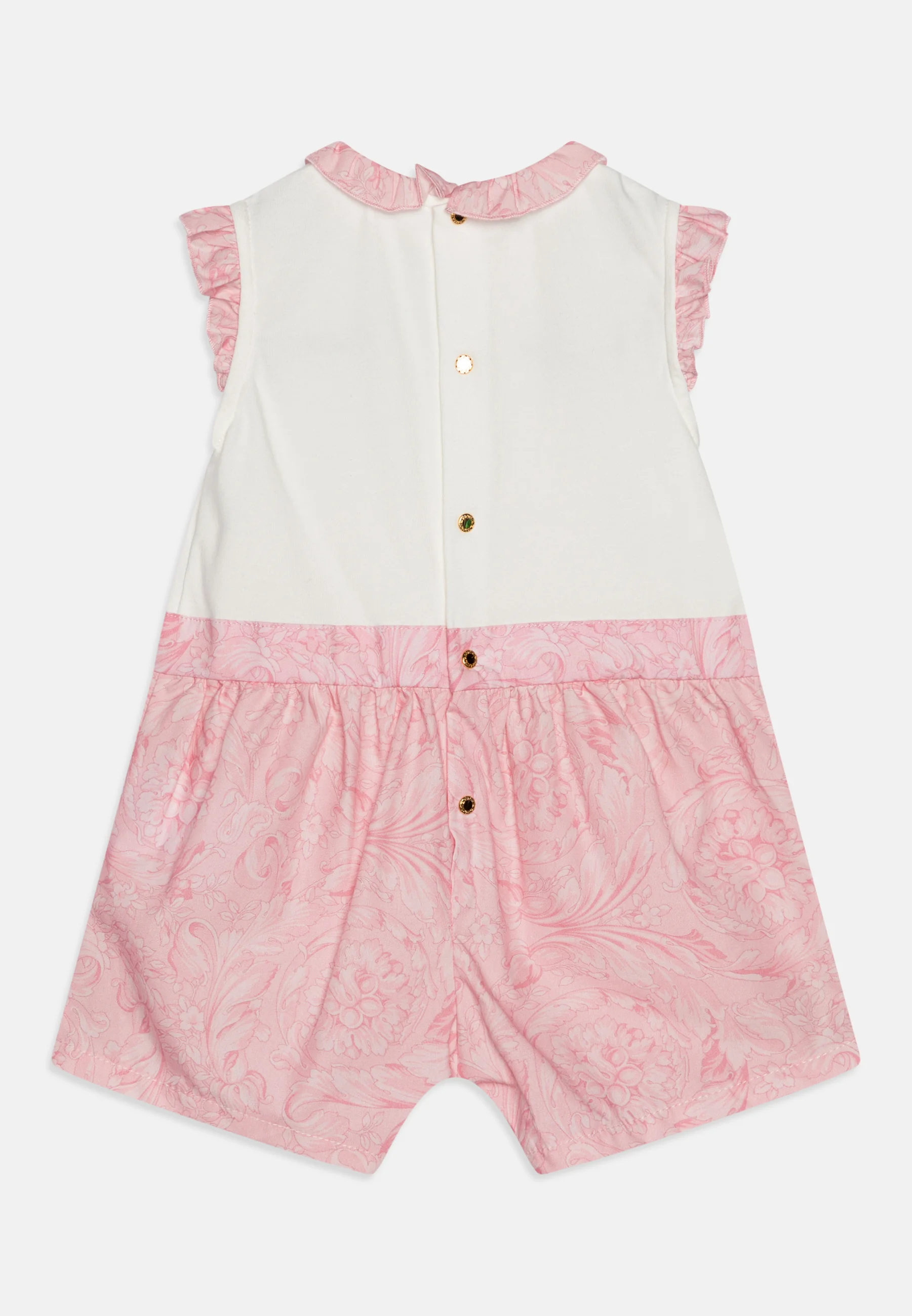 Versace Pelele infantil con estampado del logotipo Barroco unisex - Mono