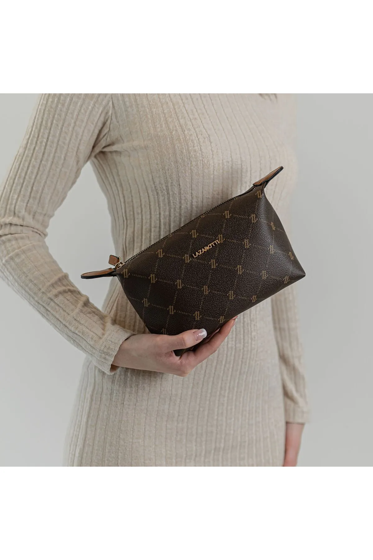 Lazarotti  Kosmetiktasche - Braun