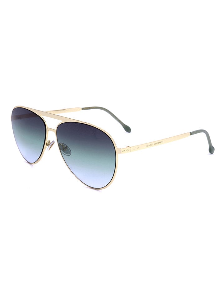 ISABEL MARANT ÉTOILE Damen-Sonnenbrille in Gold/ Hellblau günstig kaufen 62